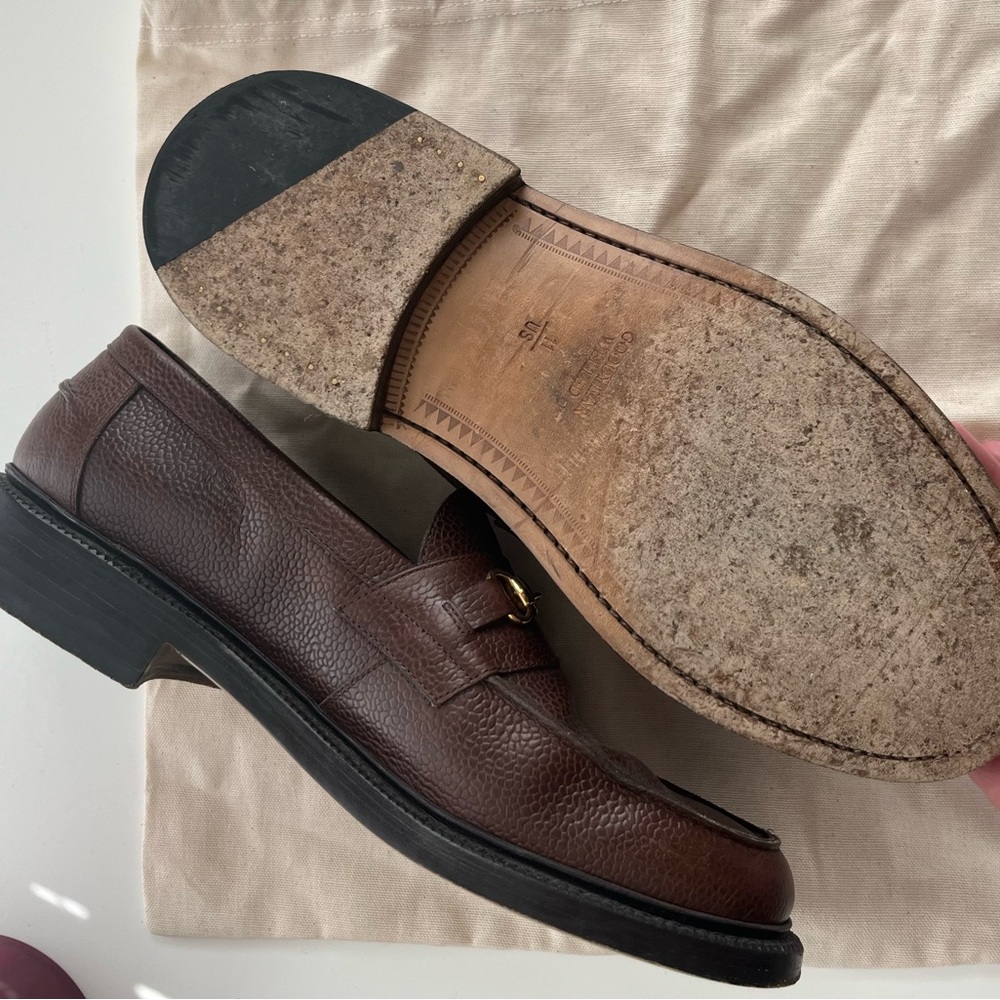 Blackstock & Weber The Mason Horse Bit Loafer, Chocolate - Picture 7 of 16